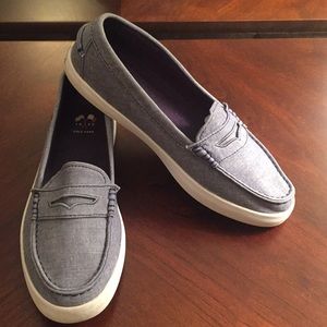 Cole Haan denim loafers 8.5